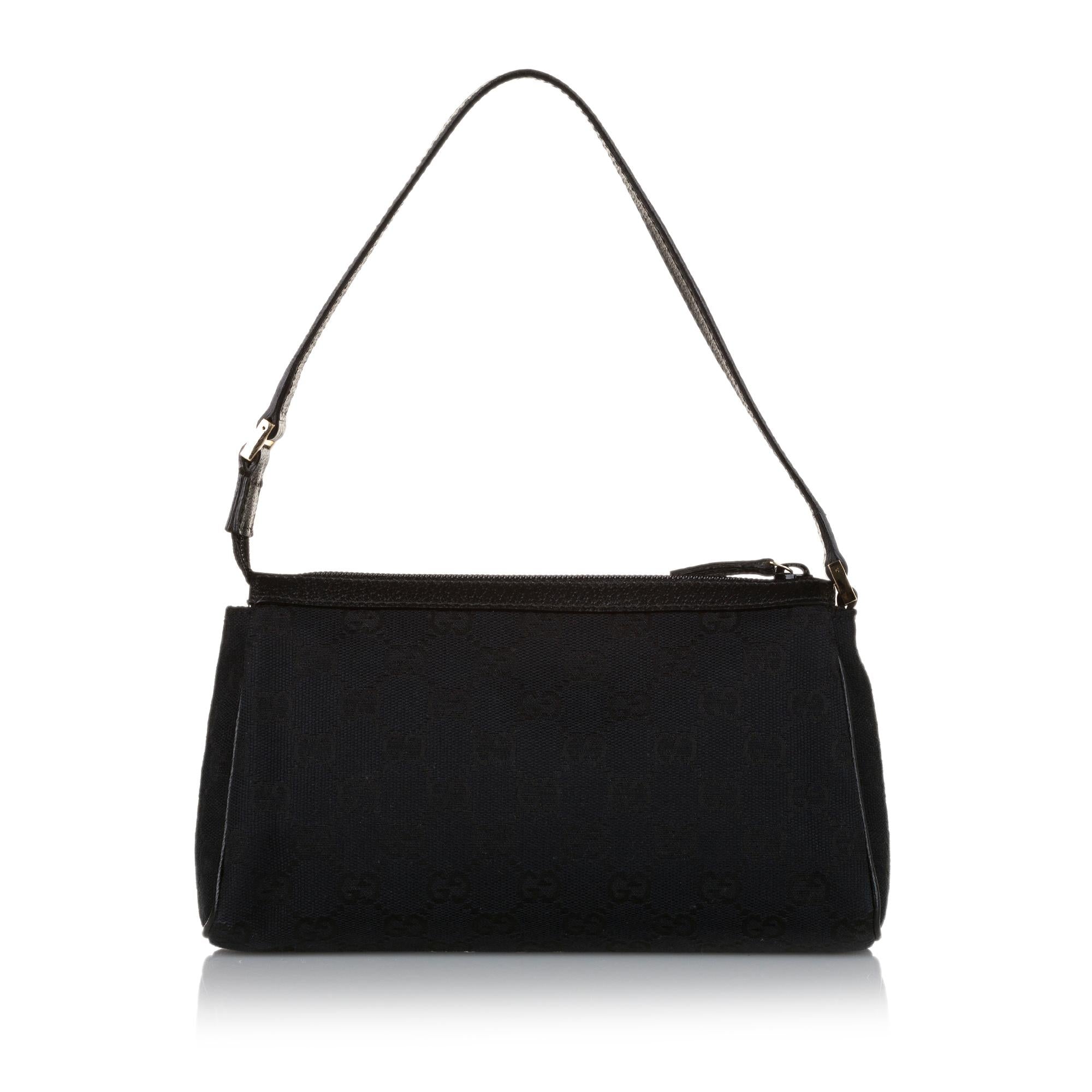 Gucci Abbey GG Canvas Baguette (SHG-34885)