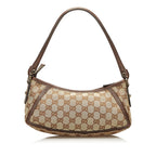 Gucci Abbey GG Canvas Baguette (SHG-35505)