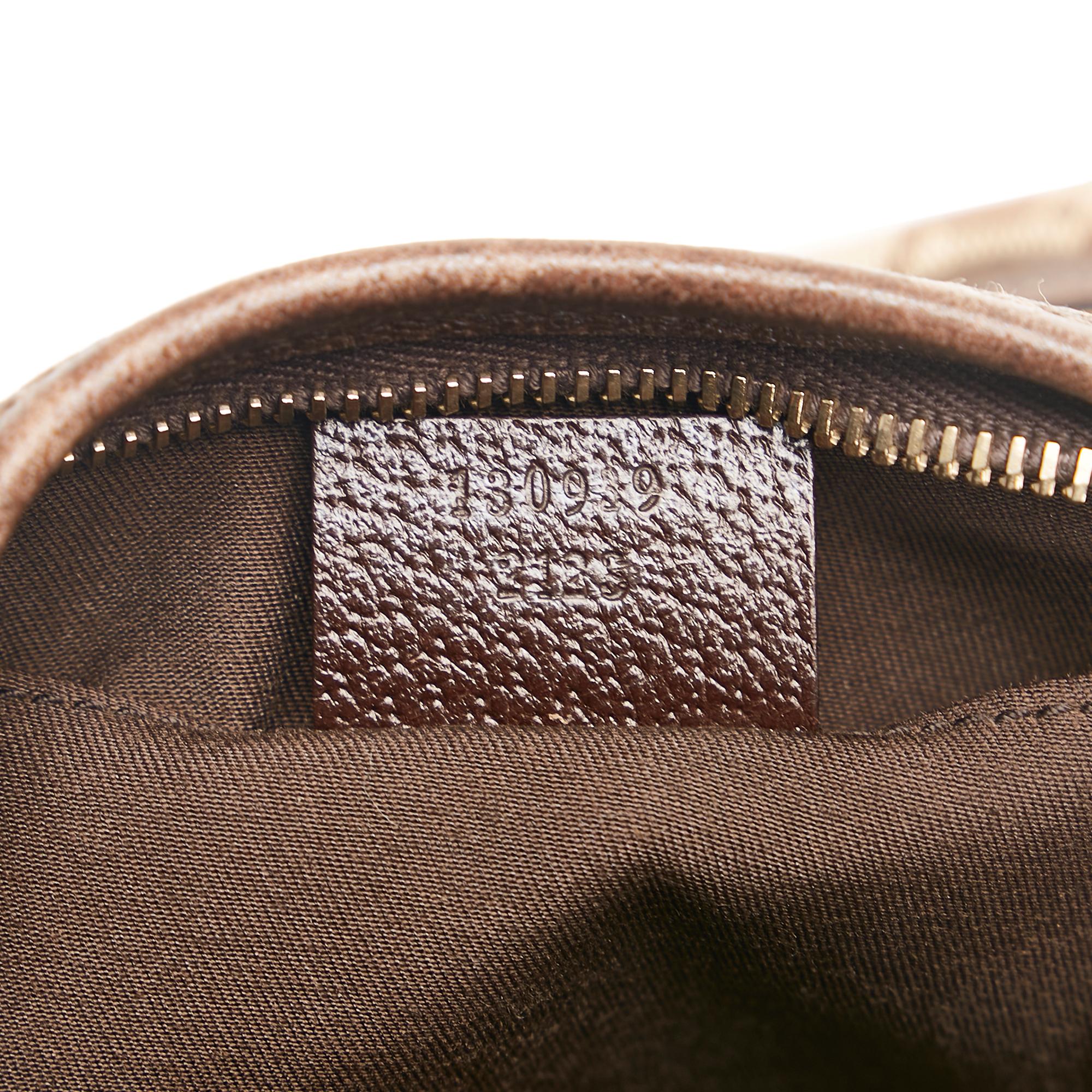 Gucci Abbey GG Canvas Baguette (SHG-35505)