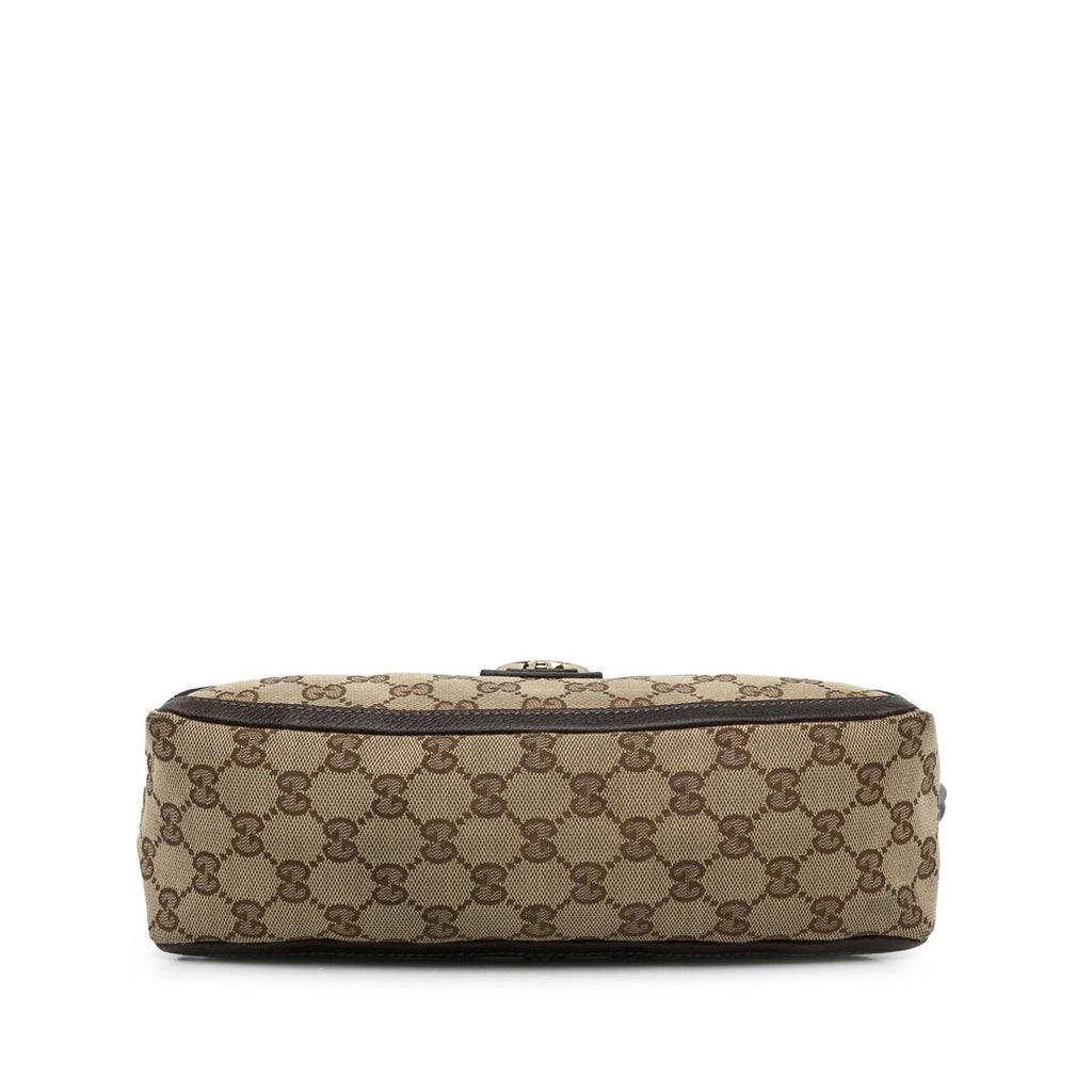 Gucci Abbey GG Canvas Baguette (SHG-1o7xzY)