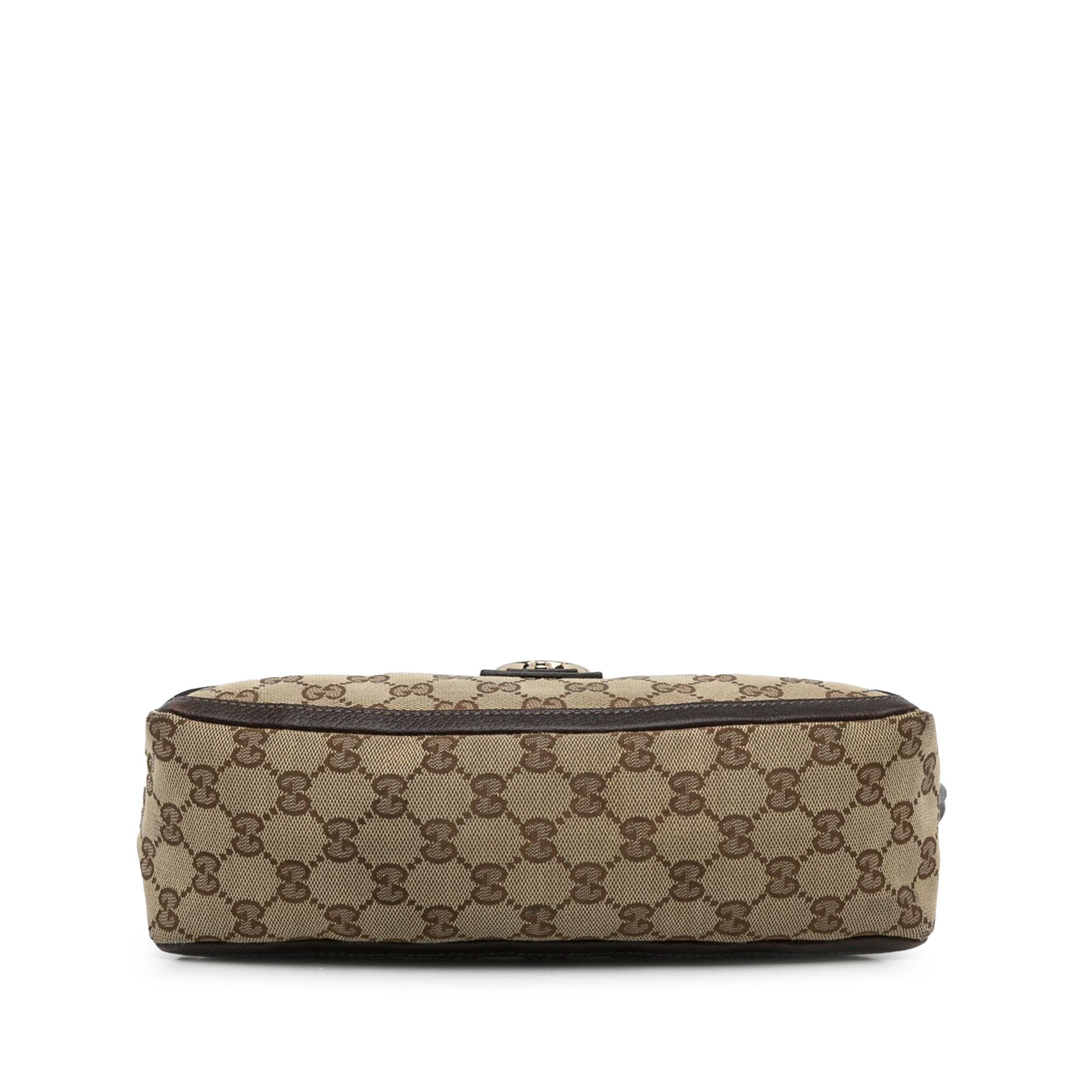 Gucci Abbey GG Canvas Baguette (SHG-1o7xzY)