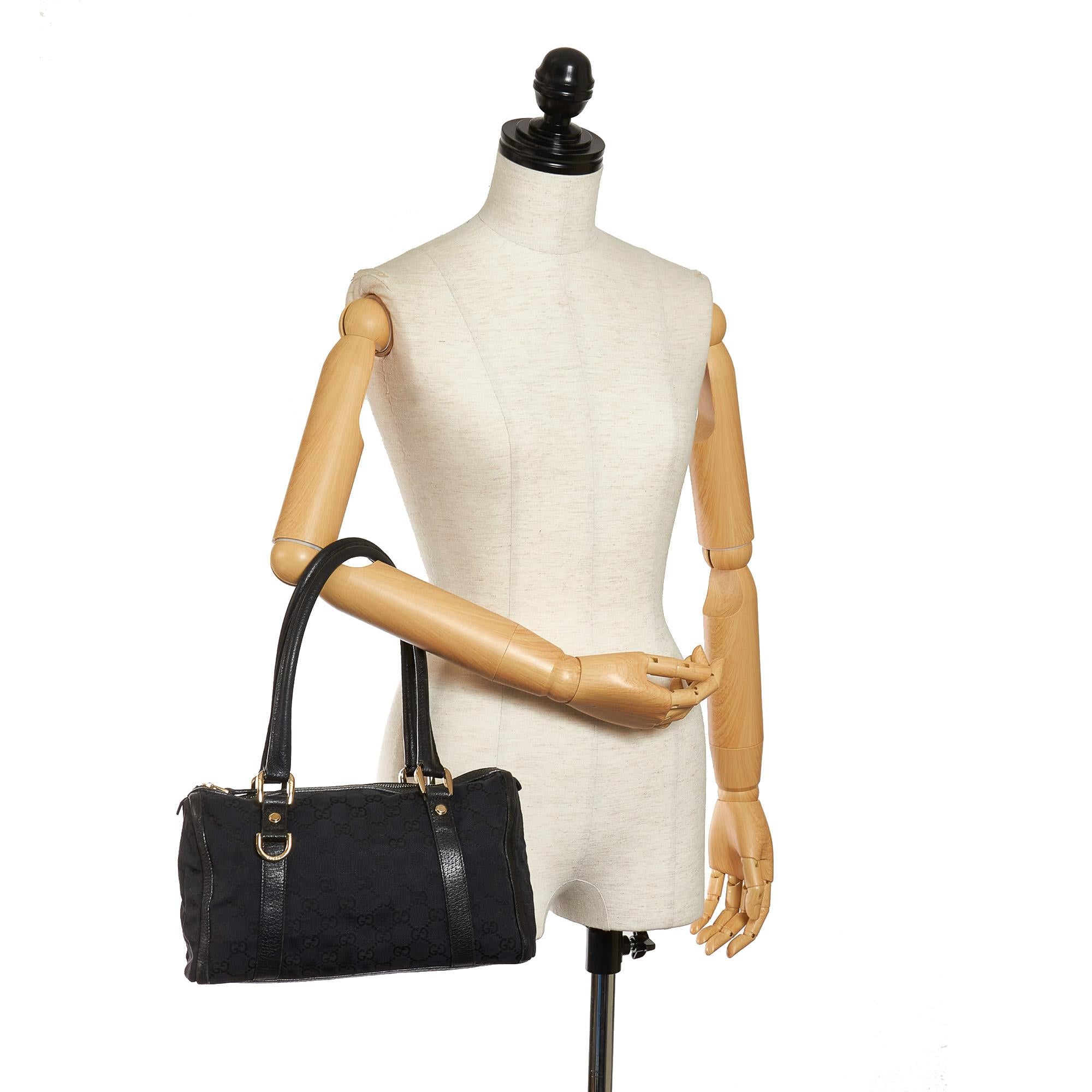 Gucci Abbey GG Canvas Boston Bag (SHG-32698)