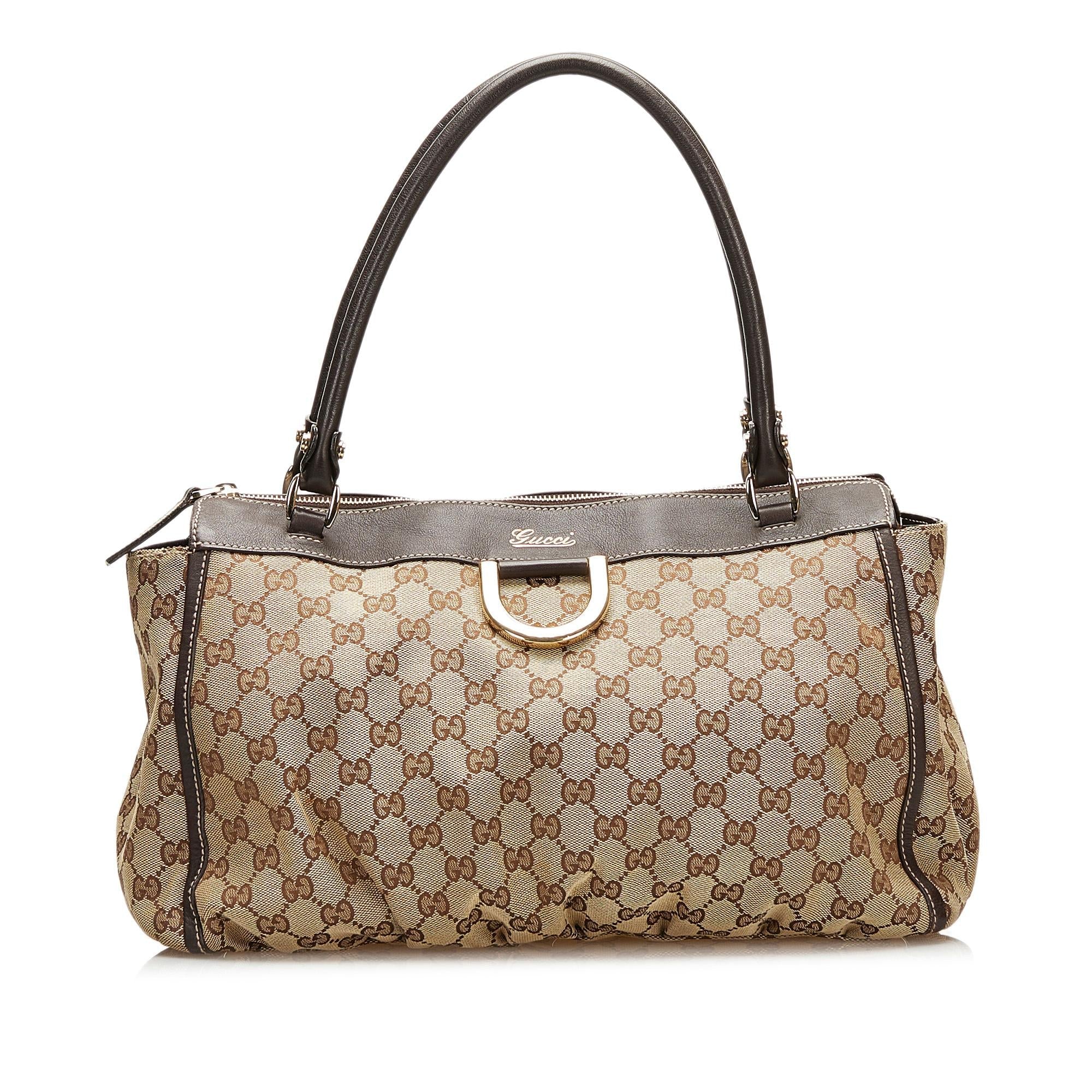 Gucci Abbey GG Canvas Shoulder Bag (SHG-35422)