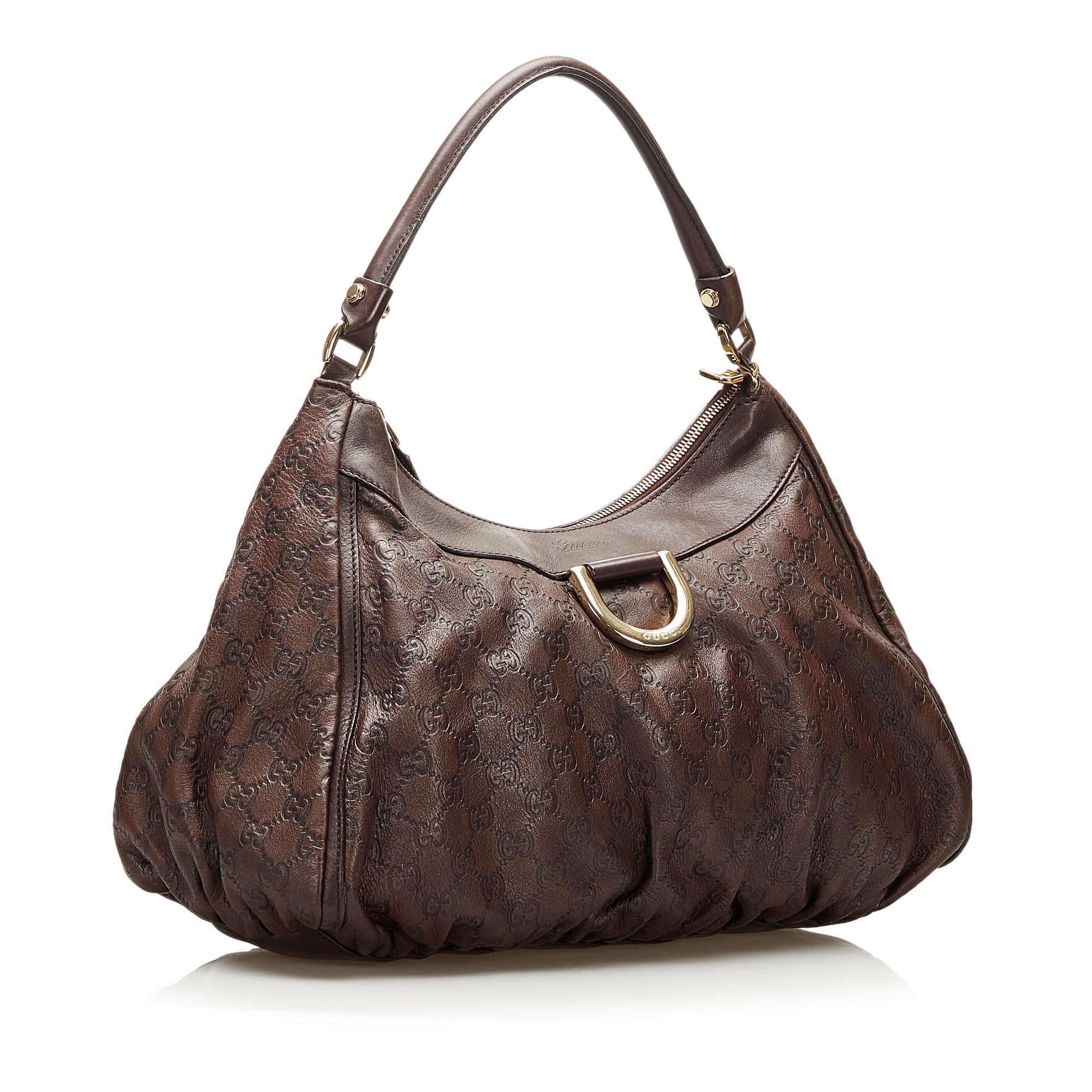 Gucci Abbey Guccissima Shoulder Bag (SHG-35176)