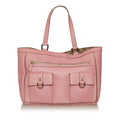 Gucci Abbey Iris Leather Tote Bag (SHG-37220)