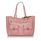 Gucci Abbey Iris Leather Tote Bag (SHG-37220)