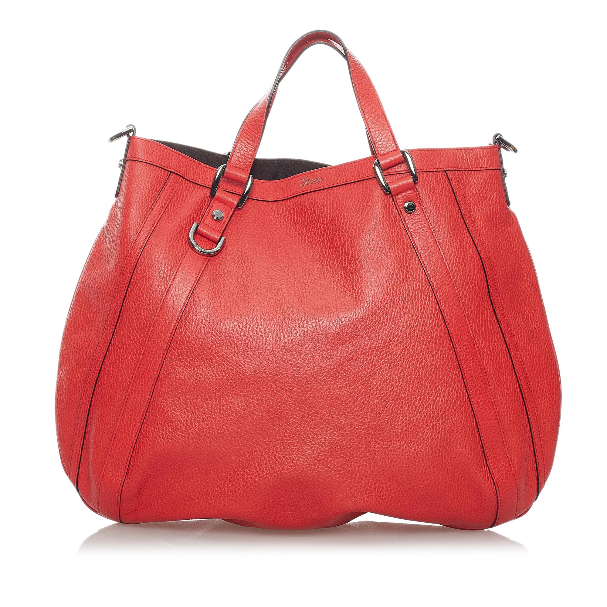 Gucci Abbey Leather Satchel (SHG-29656)