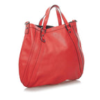 Gucci Abbey Leather Satchel (SHG-29656)