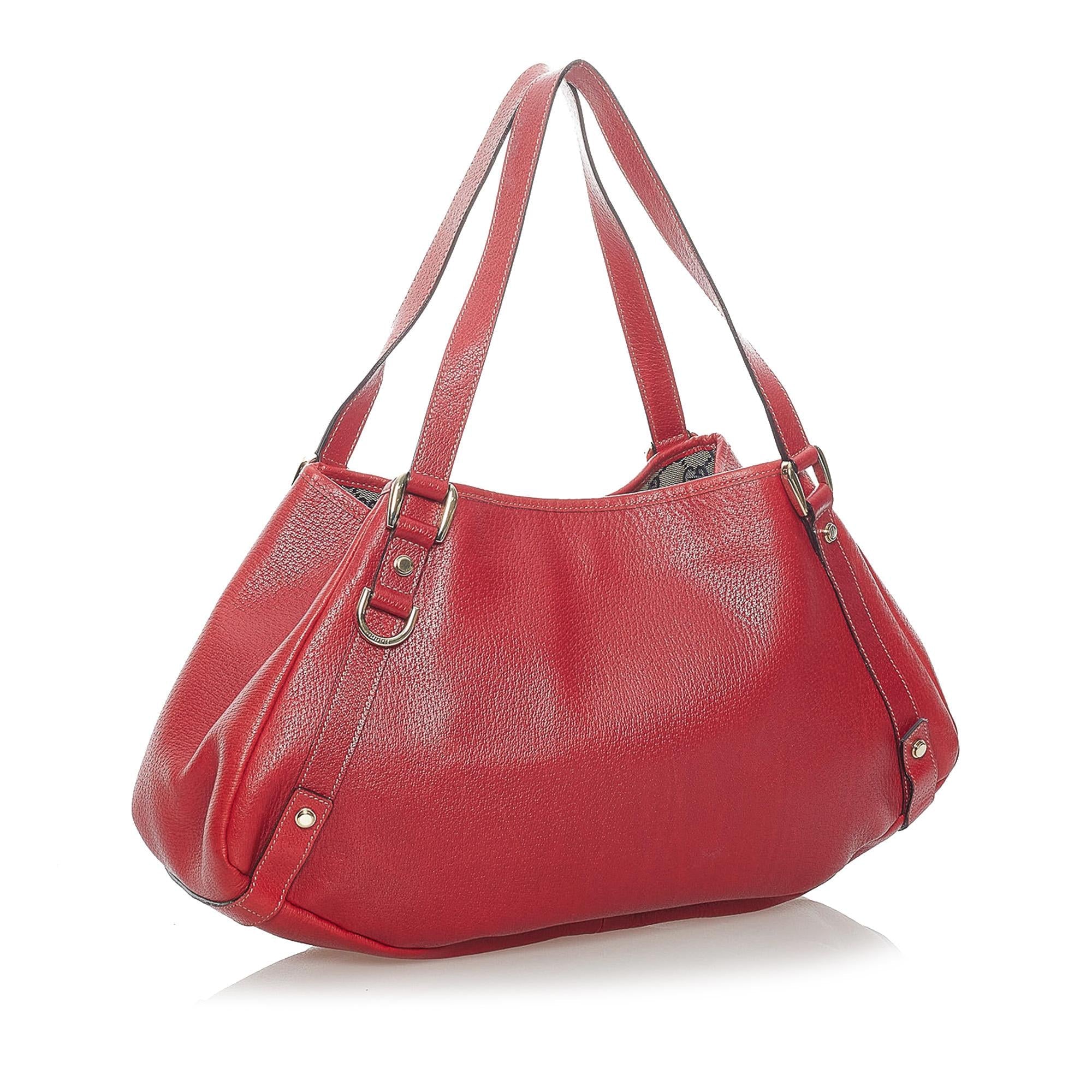 Gucci Abbey Leather Tote Bag (SHG-37327)