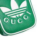 Gucci Adidas Leather Phone Case Crossbody