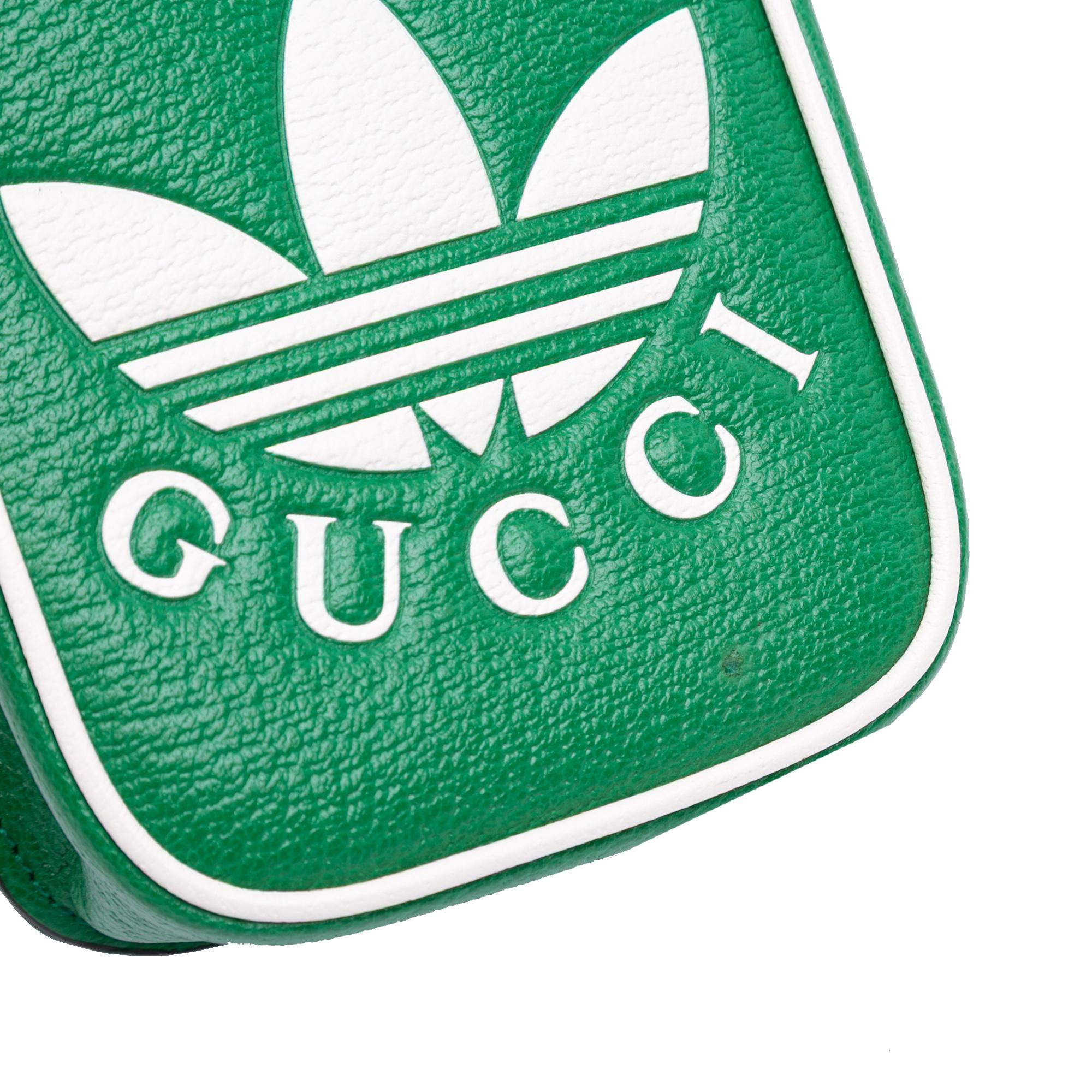Gucci Adidas Leather Phone Case Crossbody