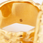Gucci Autre Marque Stone Flower Ring - Size 6 1/2