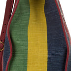 Gucci Baiadera Stripe Canvas Satchel (SHG-ddvpMT)