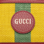 Gucci Baiadera Striped Canvas Bi-Fold Wallet (SHF-22845)