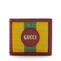 Gucci Baiadera Striped Canvas Bi-Fold Wallet (SHF-22845)