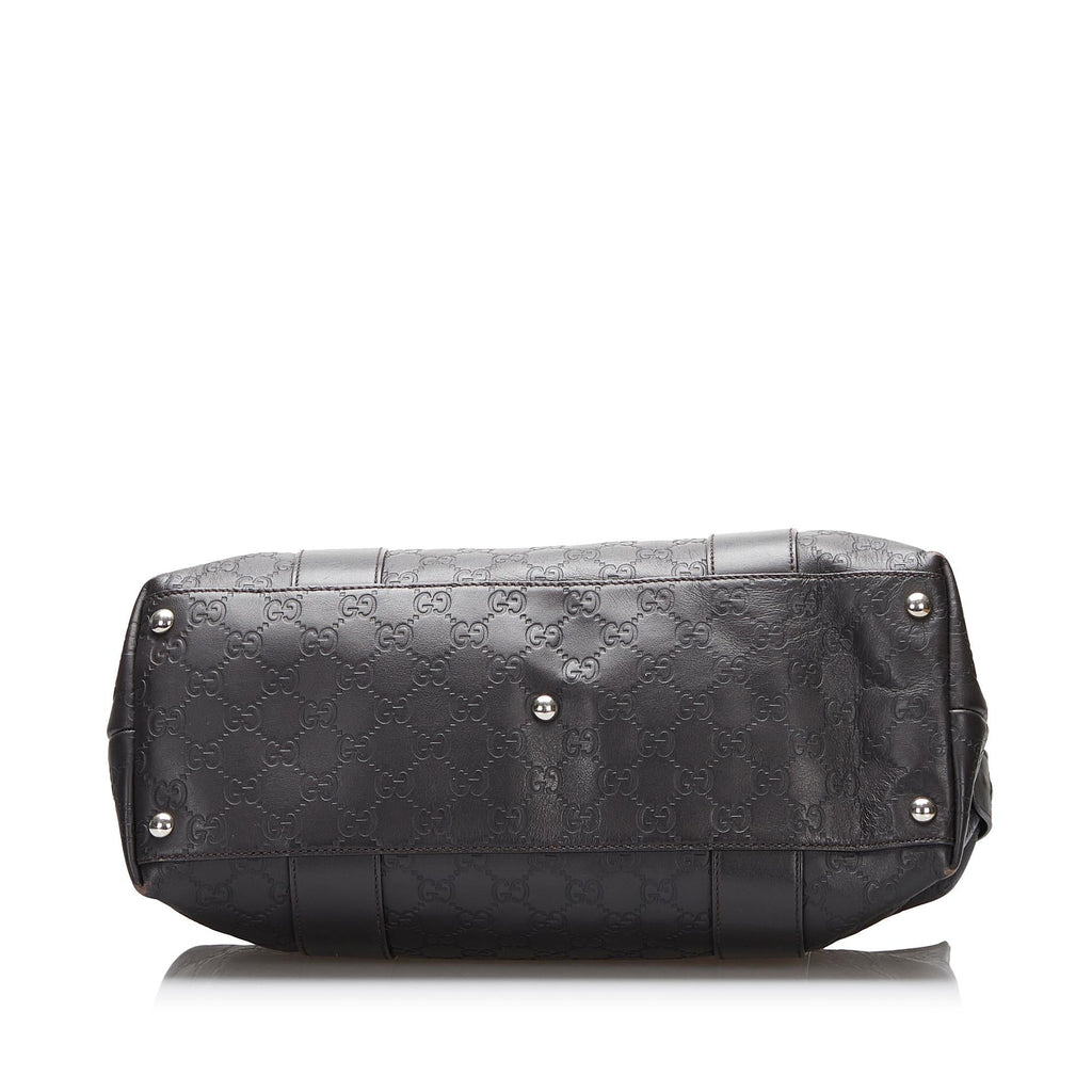 Gucci Bamboo Bar Guccissima Satchel (SHG-5c7shZ)