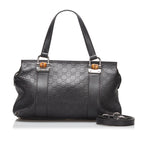Gucci Bamboo Bar Guccissima Satchel (SHG-5c7shZ)