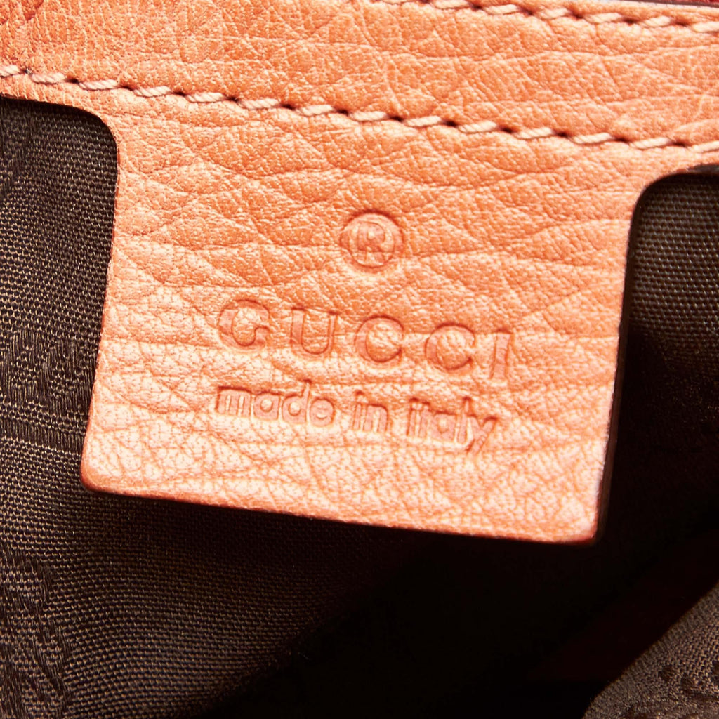 Gucci Bamboo Bar Leather Shoulder Bag (SHG-32182)