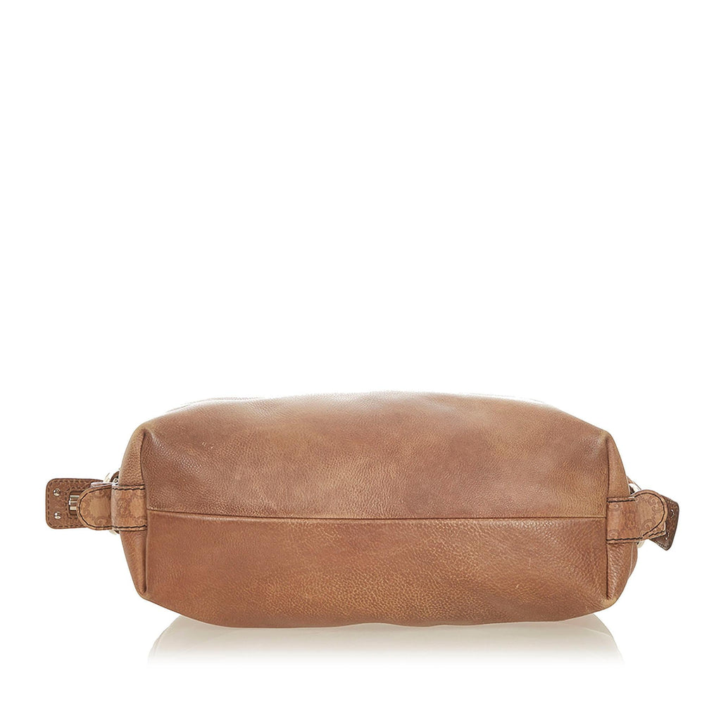 Gucci Bamboo Bar Leather Tote Bag (SHG-19551)