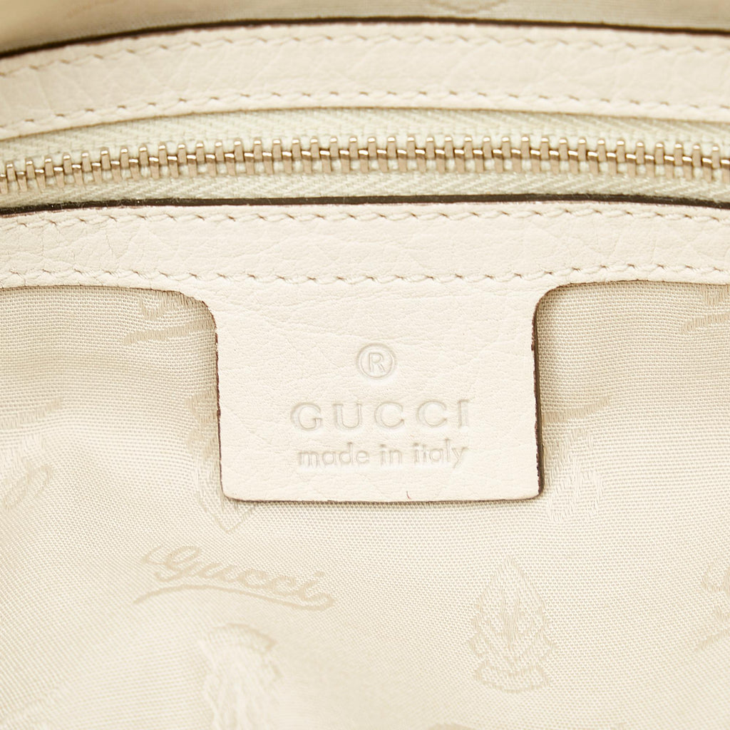 Gucci Bamboo Bar Leather Tote Bag (SHG-33881)
