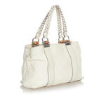 Gucci Bamboo Bar Leather Tote Bag (SHG-33881)