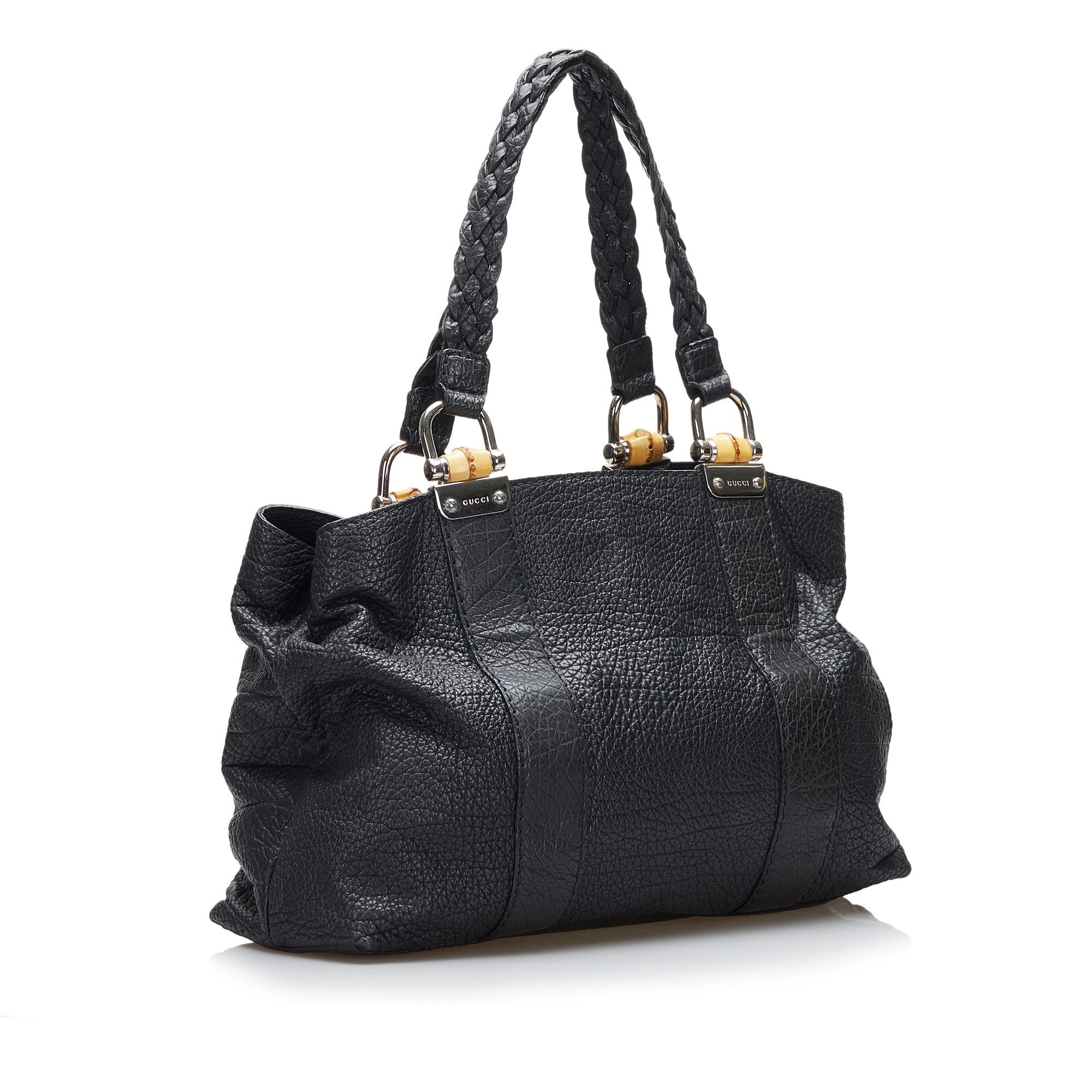 Gucci Bamboo Bar Tote Bag (SHG-7pUjvU)