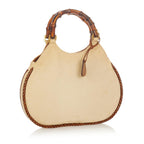Gucci Bamboo Canvas Handbag (SHG-25145)