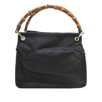 Gucci Bamboo Canvas Handbag (SHG-36138)
