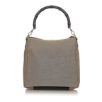 Gucci Bamboo Canvas Handbag (SHG-fCN2xU)