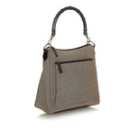 Gucci Bamboo Canvas Handbag (SHG-fCN2xU)