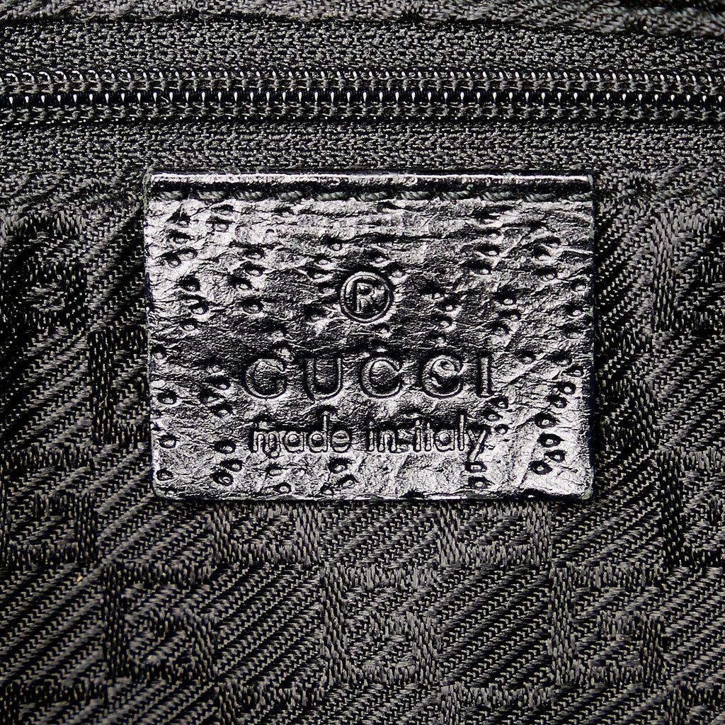 Gucci Bamboo Canvas Jackie Shoulder Bag (SHG-31465)