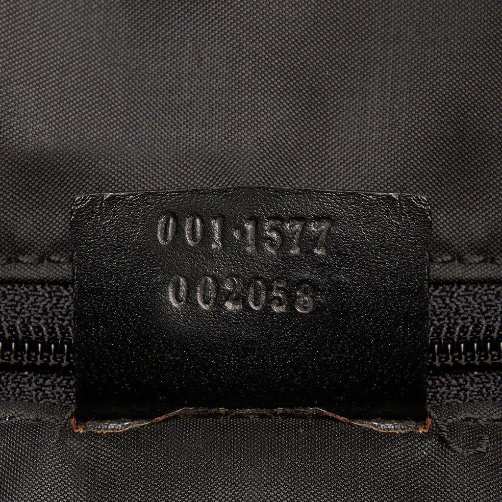 Gucci Bamboo Canvas Satchel (SHG-25693)