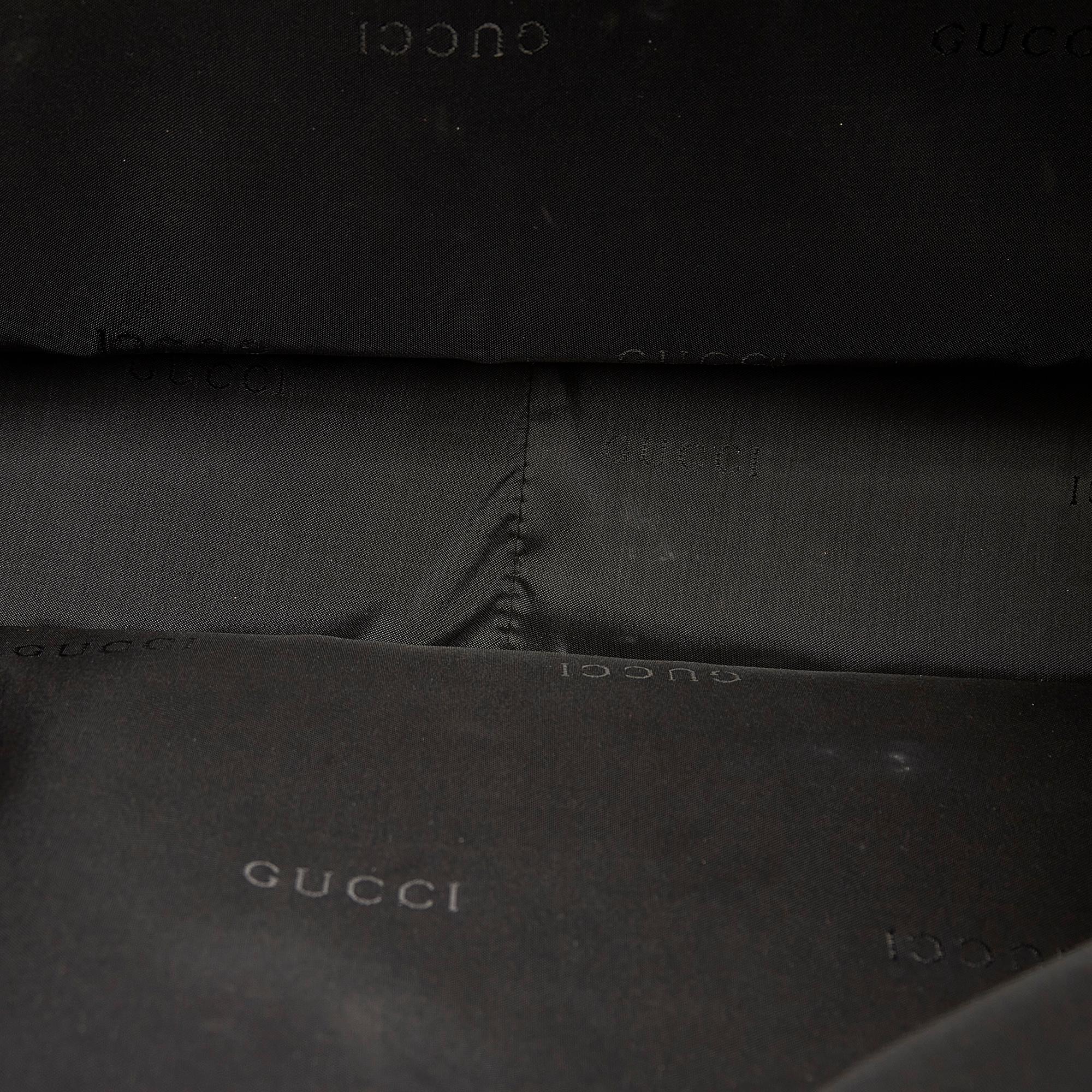 Gucci Bamboo Canvas Satchel (SHG-25693)