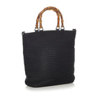 Gucci Bamboo Canvas Satchel (SHG-0VJXo9)