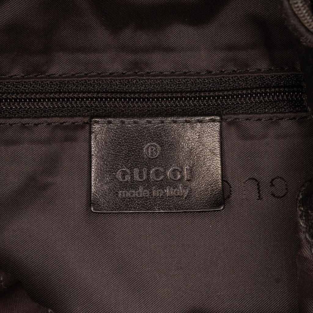 Gucci Bamboo Canvas Satchel (SHG-vwizBa)