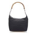 Gucci Bamboo Canvas Shoulder Bag (SHG-18223)