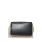 Gucci Bamboo Canvas Shoulder Bag (SHG-UFHCRv)