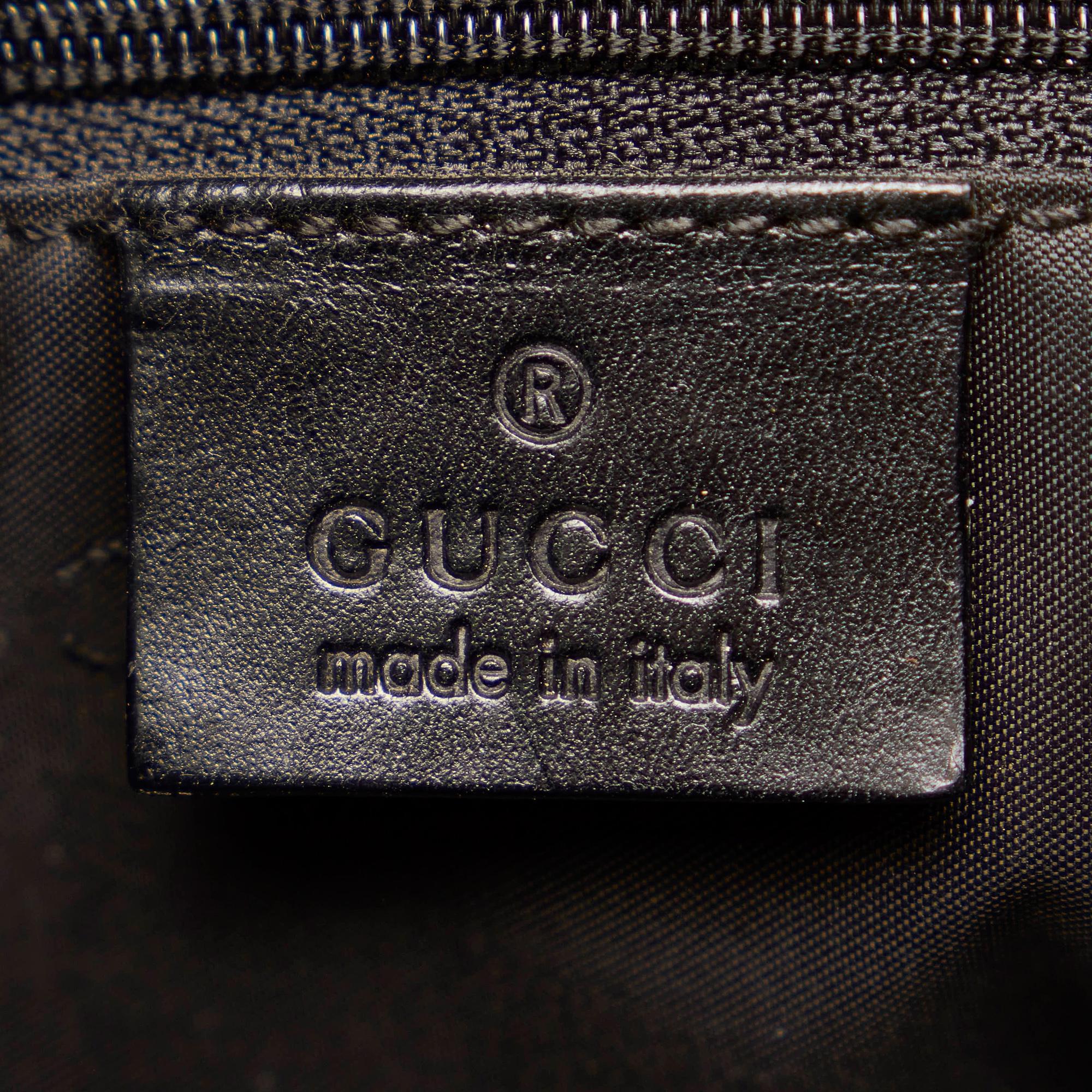 Gucci Bamboo Canvas Shoulder Bag (SHG-UFHCRv)