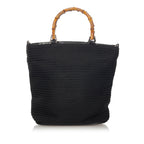 Gucci Bamboo Canvas Tote Bag (SHG-37601)