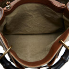 Gucci Bamboo Canvas Tote Bag (SHG-Rl4F7t)
