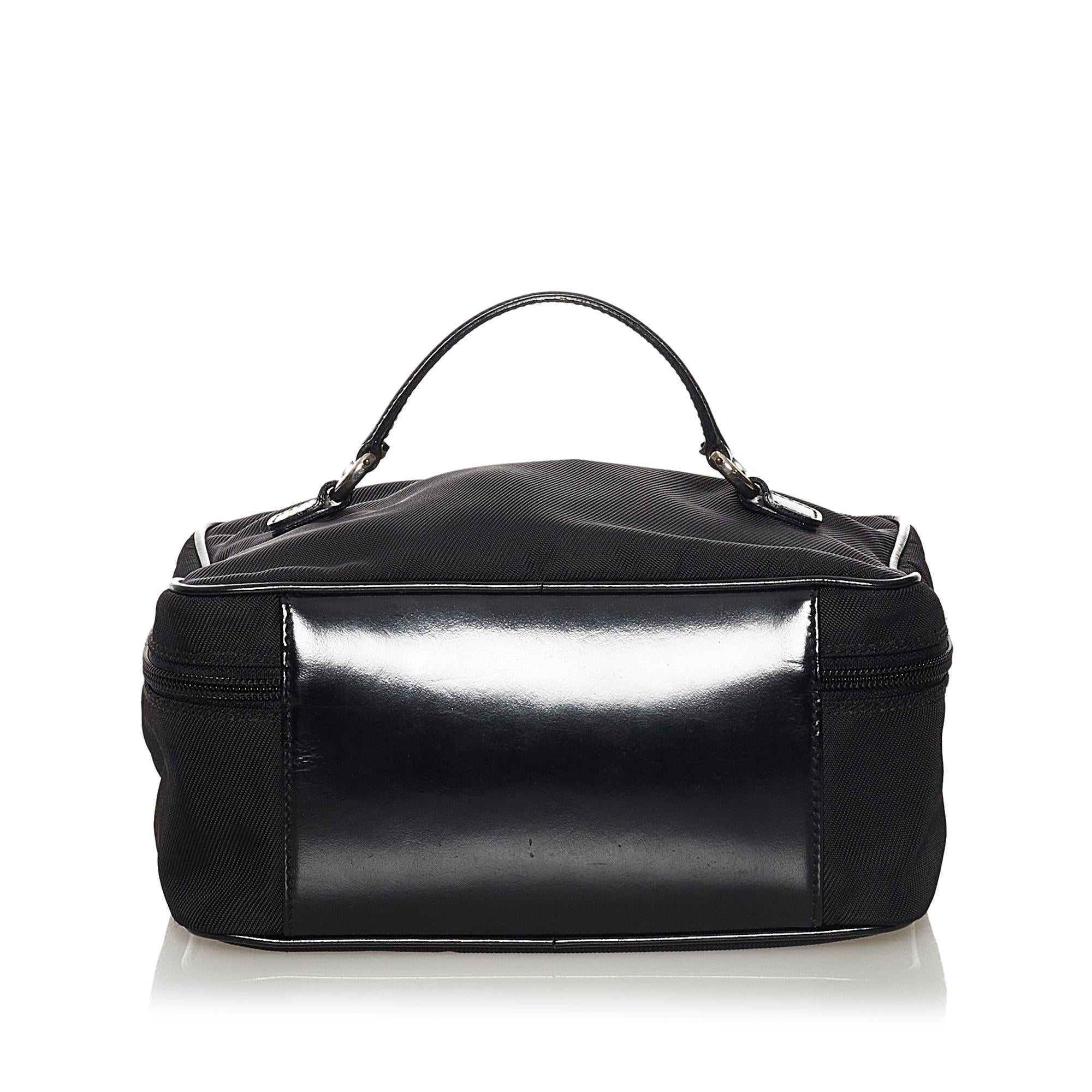 Gucci Bamboo Canvas Vanity Bag (SHG-34216)