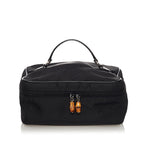 Gucci Bamboo Canvas Vanity Bag (SHG-34216)