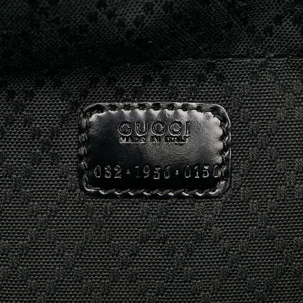 Gucci Bamboo Canvas Vanity Bag (SHG-34216)