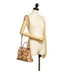 Gucci Bamboo Daily Blooms Leather Satchel (SHG-29395)