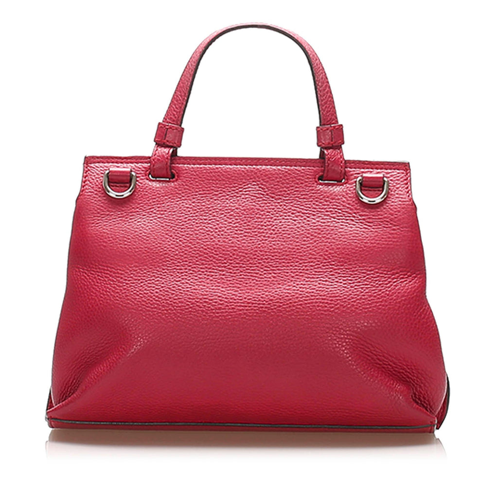 Gucci Bamboo Daily Leather Satchel (SHG-22270)