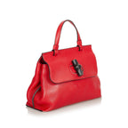 Gucci Bamboo Daily Leather Satchel (SHG-24362)