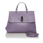 Gucci Bamboo Daily Leather Satchel (SHG-29042)
