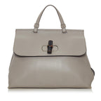 Gucci Bamboo Daily Leather Satchel (SHG-29307)
