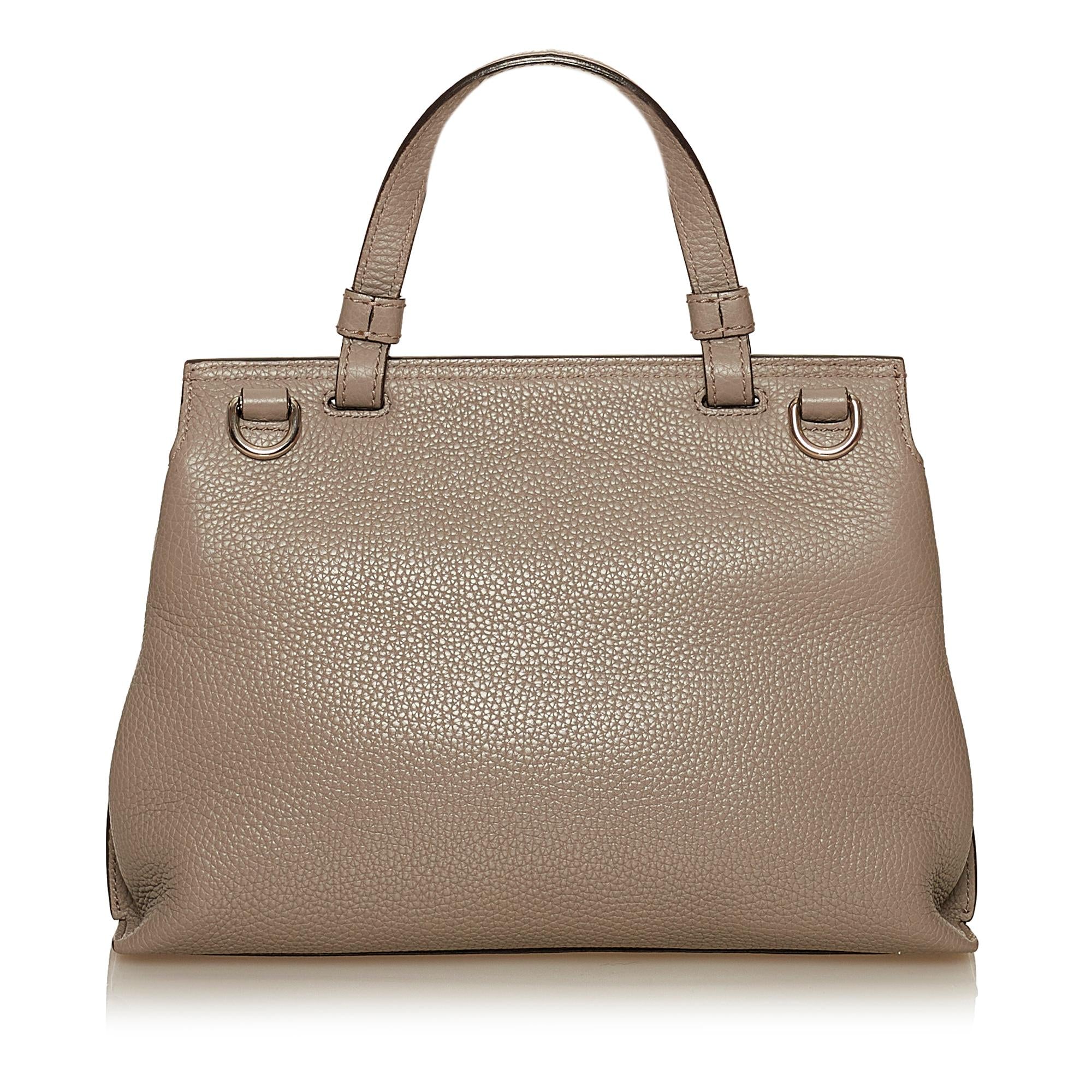 Gucci Bamboo Daily Leather Satchel (SHG-29526)