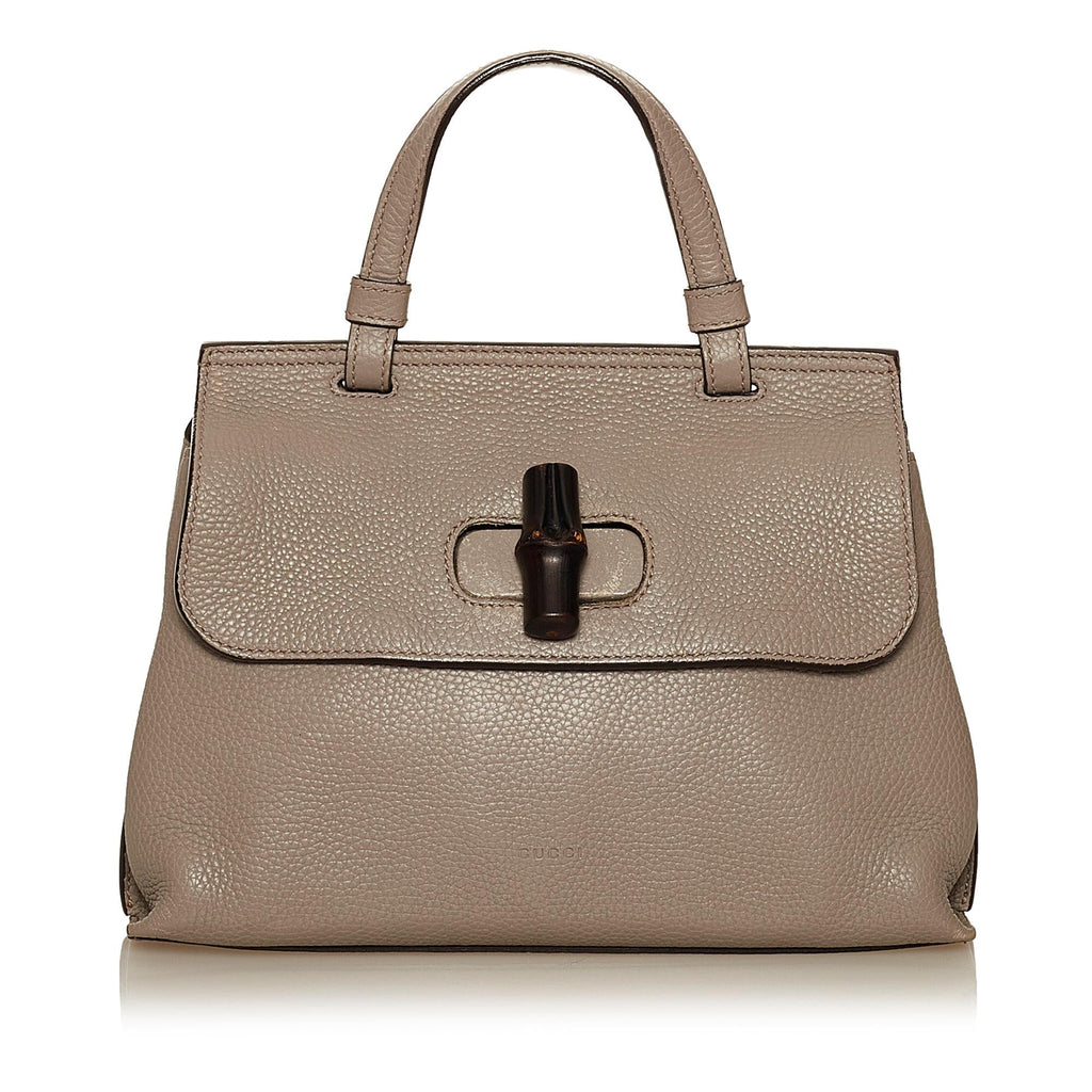 Gucci Bamboo Daily Leather Satchel (SHG-29526)
